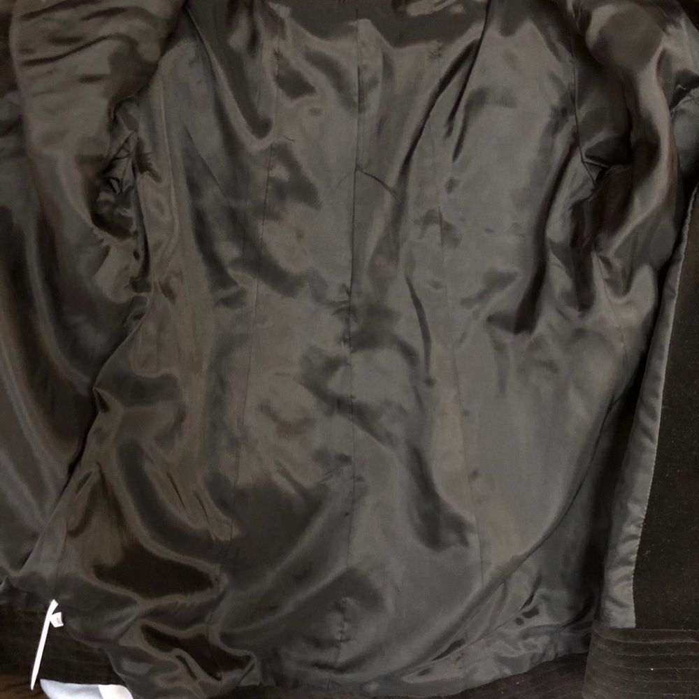 ANN Taylor Loft Women’s Small Black Velvet Coat - Picture 6 of 6